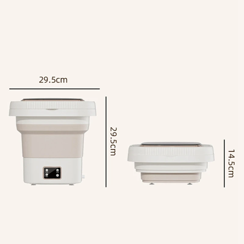 9L Prenosné Umývanie Mini Skladacia Domácnosti práčka S Spinning Suché práčka Ľahko Nainštalovať