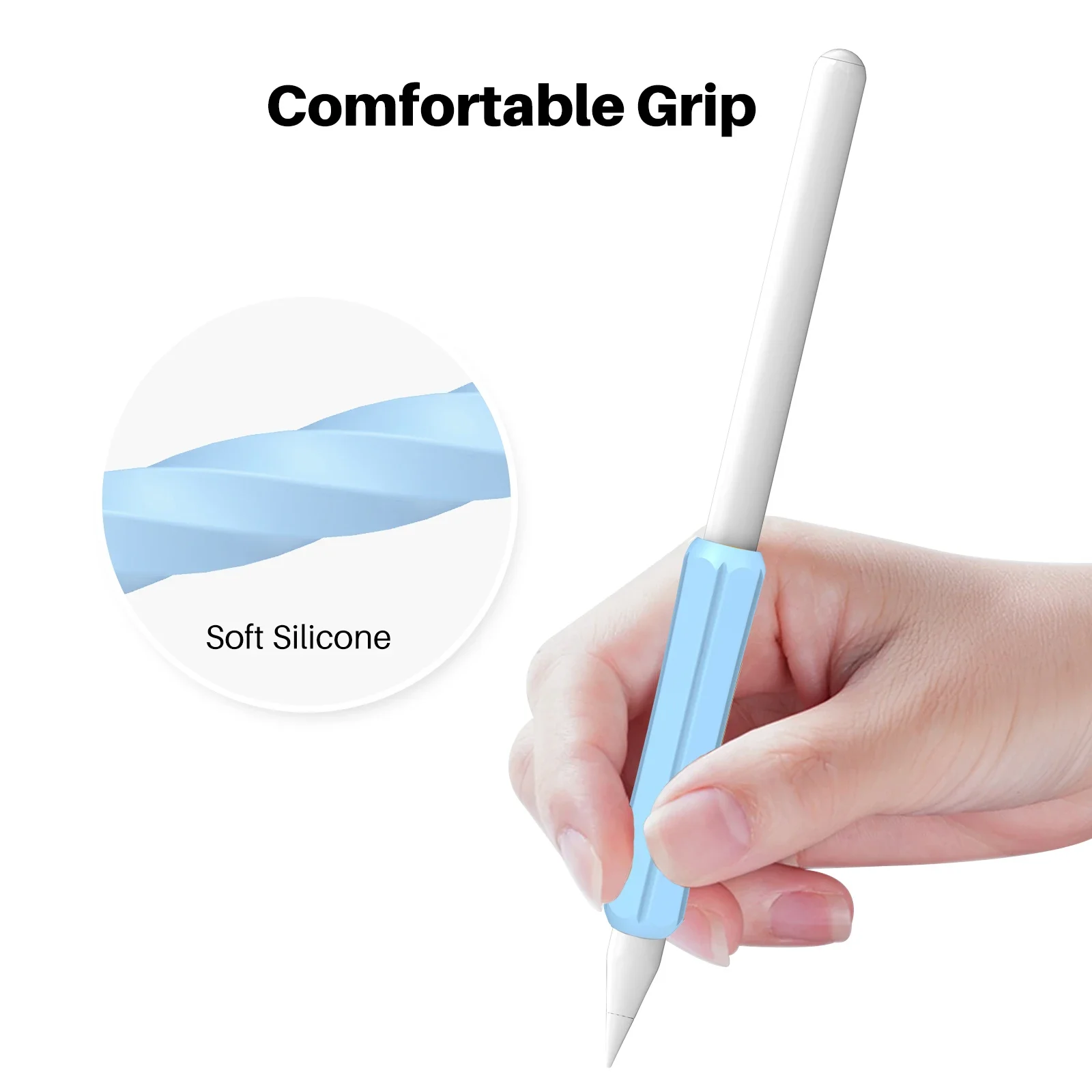 Pero Grip Protišmyková Ochranný Kryt, Vhodný Pre Huawei M-Ceruzka Apple Ceruzka 1/2 Generácie Prípade Silikónový Ochranný Kryt Rukoväť