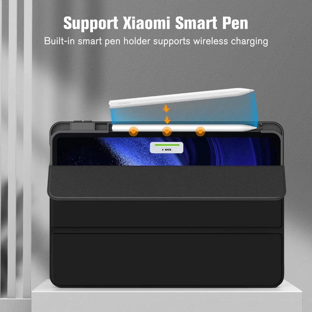 Pre Xiao Pad 6 5 Pro 11 palcový Tablet Prípade Redmi Pad SE 2023 Pad 10.61 Ceruzka Držiaka jednotky Pevného Akryl Mi Pad 5 6 Pro Flip Cover