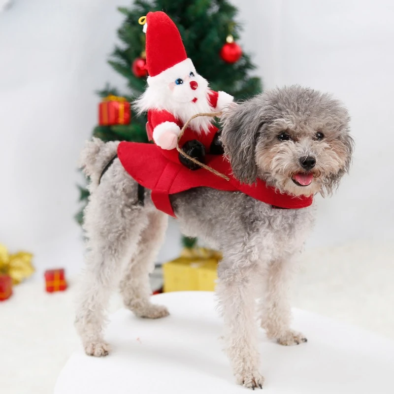 Vianoce Psa Oblečenie pre Mačky Zmeniť Oblečenie pre Santa Claus Nepredvídateľný Malé Stredné Pes Zlatý Retriever Jeseň a v Zime Kostýmy