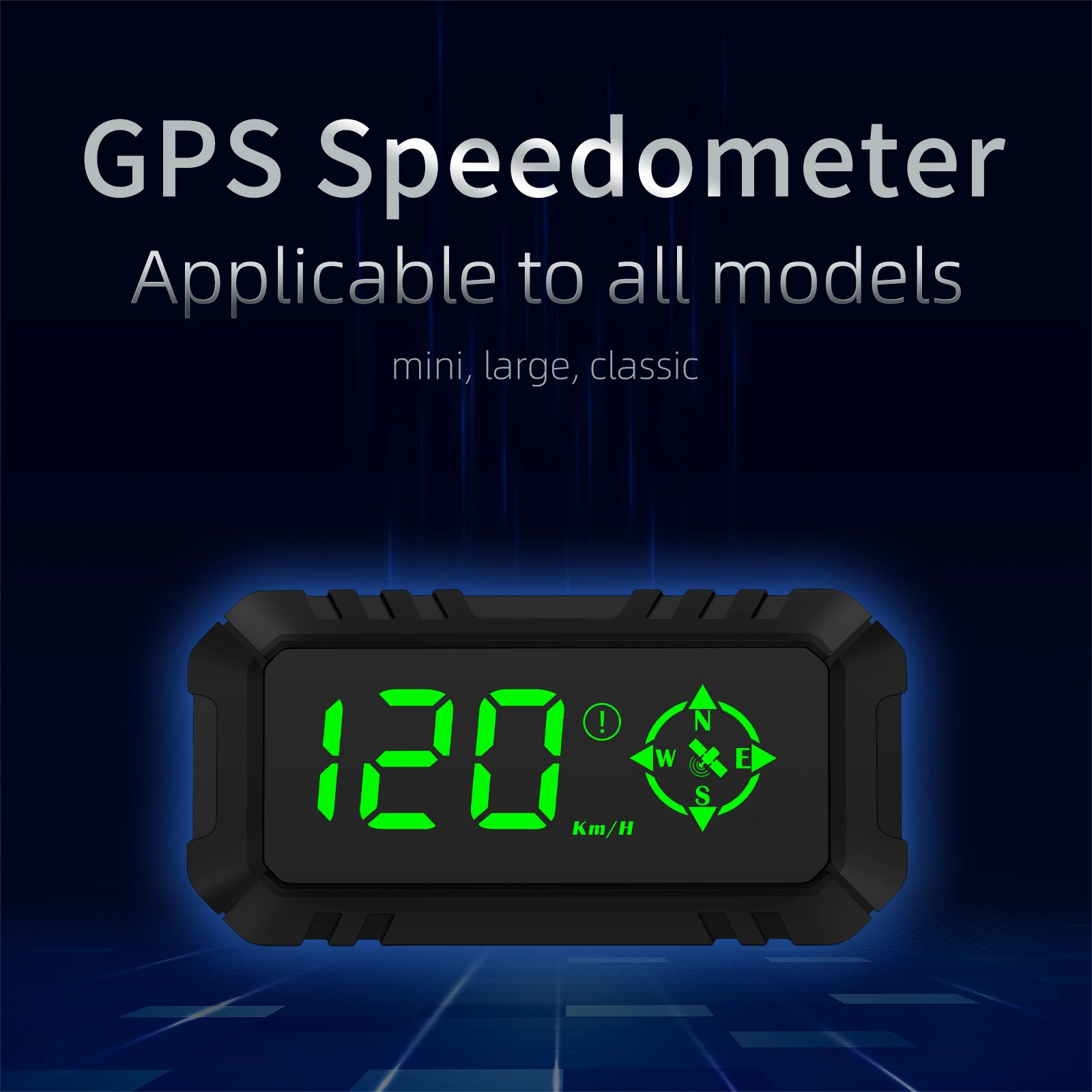 G7 GPS Tachometer Head-Up Display, Rýchlosť, jeden kilometer smeru jazdy, počet hľadať hviezdy S prekročením rýchlosti Alarm