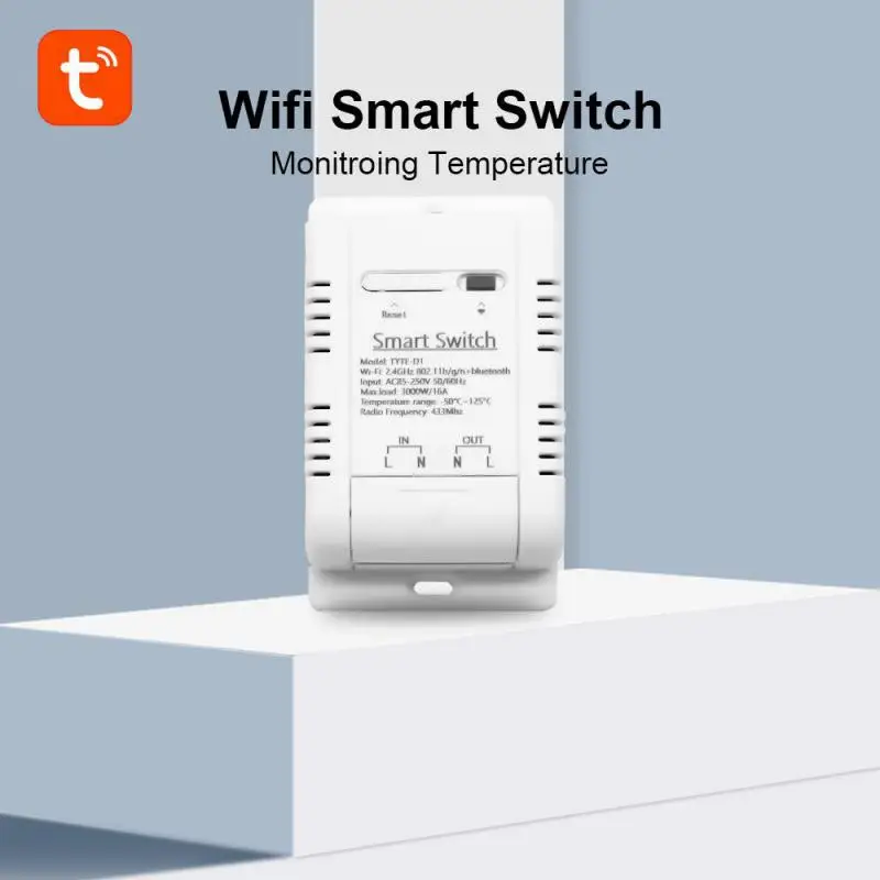 Tuya Smart Teplotu, 16A Prepínač 3000W S Spotreby Energie Monitorovanie RF433 Inteligentný Termostat Kompatibilný So Alexa