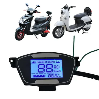 1SET Klince Skúter LCD Displej Motorových Speedmeter Obrazovke Elektrický Bicykel 48-72V E-Bike Vonkajšie Cyklistické Príslušenstvo 26 cm -20-150°