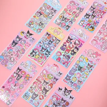20/50/100ks Sanrio Anime Nálepky Hello Kitty Cinnamoroll Kuromi Melódiu, Príručka, Nálepka Nálepka Materiál, kancelárske potreby pre Deti Hračky