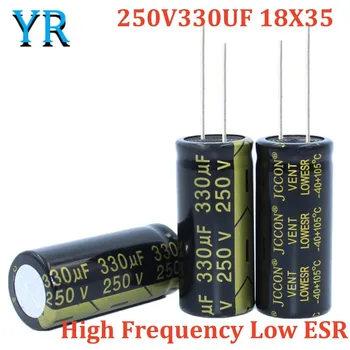 5 ks 250V330UF 18X35 Hliníkové Elektrolytický Kondenzátor s Vysokou Frekvenciou Low ESR