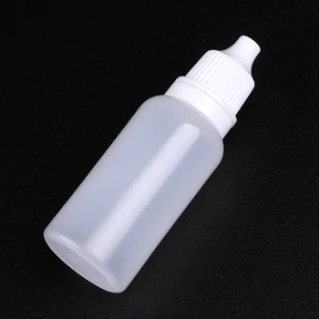 5ml-30ml Ihly Tip Prázdne Plastové Stlačiteľný Kvapaliny Kvapkadla Biele Fľaše Prípade 667D