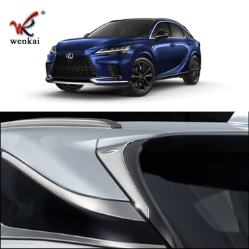 auto assecories Pre Lexus RX 2023 Zadné Okno Trojuholník Bočné Lišty Tailbox Sklo Špeciálne Okno, Svetelný Pás auto samolepky
