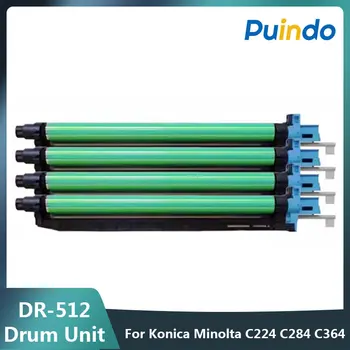 DR512 Drum Unit Pre Konica Minolta Bizhub C224 C284 C364 C454 C554 C221 C221S C281 C224e C284e C364e C454e DR-512 Bicie Súpravu, CMYK