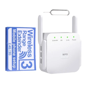 Dual Frequency Wifi Opakovač Router Booster 2.4 G 5G Wifi Extender 5Ghz1200Mbps WiFi Extender Zosilňovač
