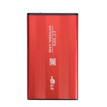 HDD Enclosure 2.5 v Mobile Externé SSD USB 2.0 2.5 palcový SATA Pevný Disk Prípade Box