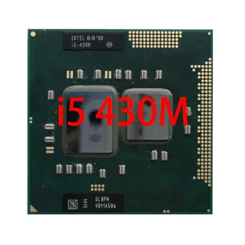 Intel Core i5-430M i5 430M SLBPN 2.2 GHz Dual-Core Quad-Niť I5 430M CPU Procesor 3W 35W Zásuvky G1 / rPGA988A