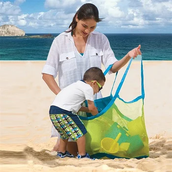 Kabelka Extra Veľké Siete Taška Na Uloženie Drobnosti Vonku Oka Beach Bag Classic Fashion Plávať Detské Hračky Skladovanie Taška Nové