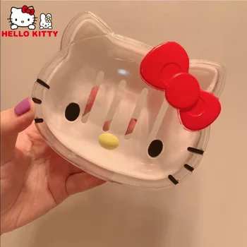 Kawaii Hello Kitty Cartoon Mydlo Box Domácnosti, Kúpeľňa s Vekom Mozgov Box Osobnosti Tvorivý Anime Roztomilý Úložný Box Darček Hračky