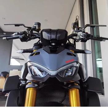 Nový Motocykel univerzálny upravené rotujúce pevné vietor krídlo spätné zrkadlo na Honda CB650R CB650F CB150R CB125R CB250R CB300R