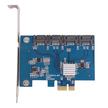 PCIE NA SATA 3.0 Rozširujúca Karta PCIE SATA Controller Adaptér 4 Port IPFS SATA Pevný Disk Karty Adaptéra