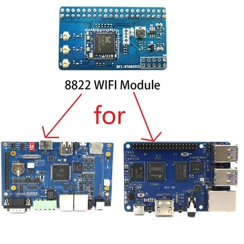 Pre Banán Pi RT8822CS V1.0 Expansion Board 802.11 A/B/G/N/Ac 2T2R Wifi+BT5.0 SDIO Modul Podporuje BPI-M5 A BPI-F2P