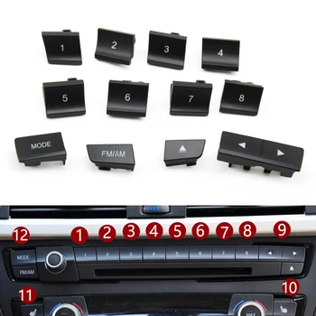 Pre BMW M3 M4 F20 F21 F22 F30 F32 F34 F35 F36 F45 F46 Auto Predný Panel Rádio CD Prehrávač Miestne Tlačidlo Prepnúť Tlačidlá Kryt Výbava