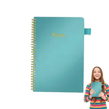 Prázdne Receptár Prázdne Písať V Receptár Notebook Spiral Bound Vestník Knihy 120-Strana Obsah Notebook Pre Matky Dievča