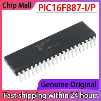 Pôvodné PIC16F887-I/P PIC16F887 Inline DIP-40 Vložené 8-bitový Mikroprocesor IC Čip
