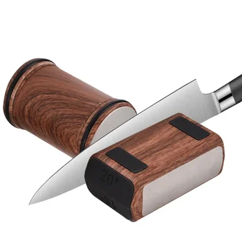 Rolling Nôž Sharpener Tumbler Odnímateľný Pevný Uhol Sharpener Keramické Mlyn Uhol 15° 20°Pre Pocket Kuchynské Nože Nôž Set