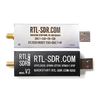RTLSDR R820T2 RTL2832U 1PPM TCXO SMAFemale Konektor Software defined Radio s/Bez Antény