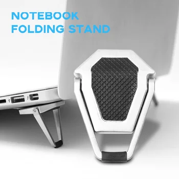 Skladacia Notebook Stojan Non-slip Base Držiak Podporu pre Macbook Pro Air Notebook Lenovo Thinkpad Mini Chladenie Skladací Držiak na Nohy